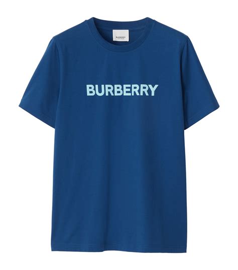 logo print cotton t-shirt burberry|burberry t shirt long sleeve.